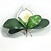 JAROWN Artificial Orchid Leaves Green 2pcs 10 Inches