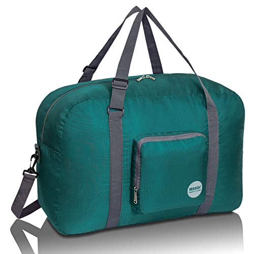 WANDF 22" Foldable Duffle Bag 50L for Travel Gym Sports Lightweight