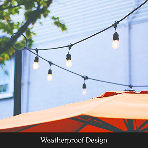 Brightech Ambience Pro LED String Lights 24 Ft Commercial Grade Patio