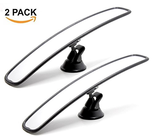 OtoLiman 2 Pack Universal Car 330mm Panoramic Interior Rearview Mirror/Removable Suction Cup/for All Cars/Convex Wide Angle Rear View - Thumbnail 6