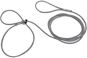 AZ Micro Mini Pigs 12 Foot Adjustable Pig Harness and Leash Also Fits Other Animals, Gray