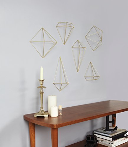 Umbra-Prisma-Geometric-Sculptures-Decorate-Your-Wall-with-Modern-Metallic-Wire-Shapes-Table-top-Ceiling-Dcor-Set-of-6-Brass