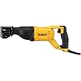 DEWALT Reciprocating Saw, 12 Amp, 2,900 RPM, 4-Position Blade Clamp, Variable Speed Trigger, Corded (DWE305)