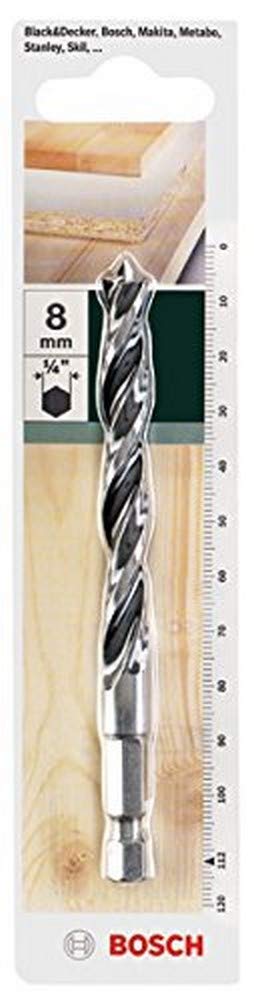 Bosch 2609255151 8 mm Diameter Hex Shank Wood Drill Bit