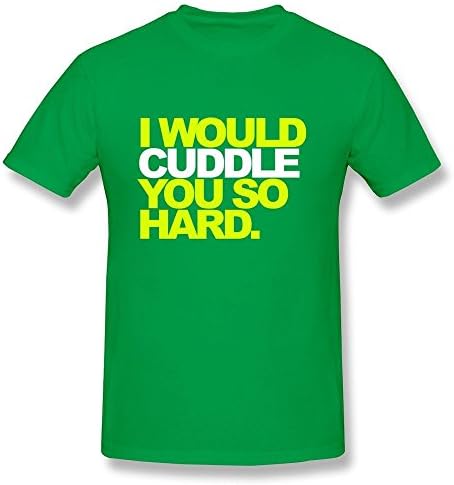 WSB Men's Tshirts Cute Cuddle Hard Customlized T-Shirt Black