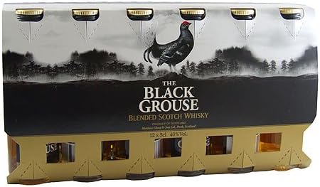 The Black Grouse 5cl Miniature Blended Whisky - 12 Pack