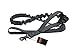 Pettom Heavy Duty Adjustable Nylon Tactical Military US Army Police Dog Training Leash Elastic Pet Quick Release Control Leads Rope(Black)