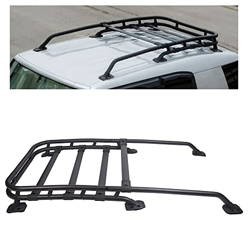 Roof Rack Rail Top Cargo Luggage Carrier 150Lbs Compatible with 2007