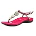 Vionic Lizbeth Womens T-Strap Orthotic Sandal Raspberry Snake - 8