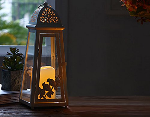 image for THEA HOME Battery Operated LED Flamelss Candles, Artificial Candles Fl