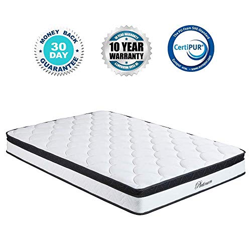 Swiss Ortho Sleep 10 inch Hybrid Innerspring and Memory Foam Pillow Top