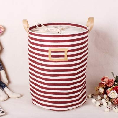 YMGuo - Cesta de Tela para Ropa Sucia con diseño de Rayas, Cesta de