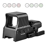 MidTen 1X22X32 Red Green Dot Sight 4 Reticles Reflex Sight Quick Detach Mount 20mm Rail
