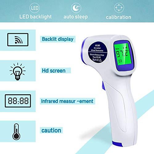 XINQITE Forehead Thermometer for All-Age, The Contactless Thermometer for Temperature Testing, Body and Surface Thermometer 2 in 1 Dual Mode Thermometer