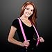 Pink LED Light Up Suspenders