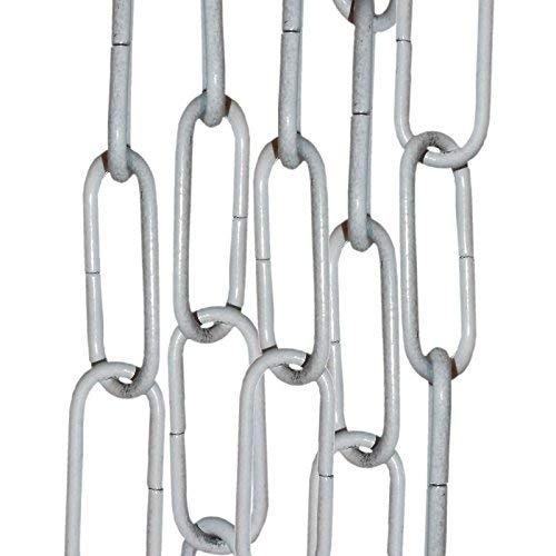 3 Pack (3x50cm) Lighting Pendant, Mirror or Picture Suspension Chain in White Finish