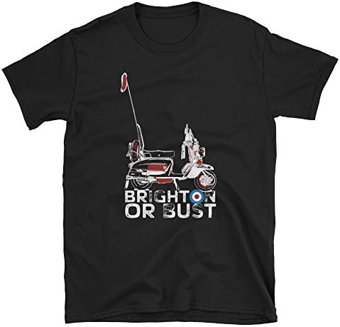 Great American Gifts Mods Brighton or Bust Short-Sleeve Unisex T-Shirt