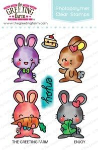 The Greeting Farm Clear Stamp Set - Enjoy