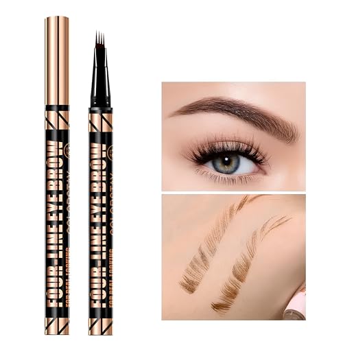 Microblading Waterproof Eyebrow Pencil, 4 Point Tip, Eyebrow Pencil, Natural Long Lasting, Natural Eyebrow Makeup, Stain Resistant, Last All Day-01