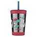 Contigo Stainless Steel Spill-Proof Kids Tumbler with Straw, 12 oz, Wink with Swans Swimming