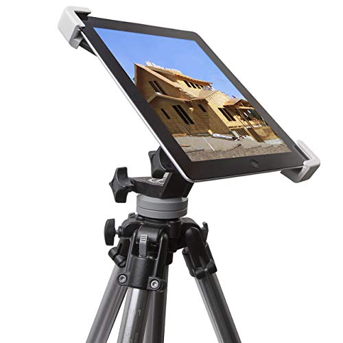 Universal Adjustable iPad Attachment Tripod Holder Secure Fit & Stable Positioning for Music, Presentions, Displays, Teachers, Events, Coaching, Seminars (Certified Refurbished)