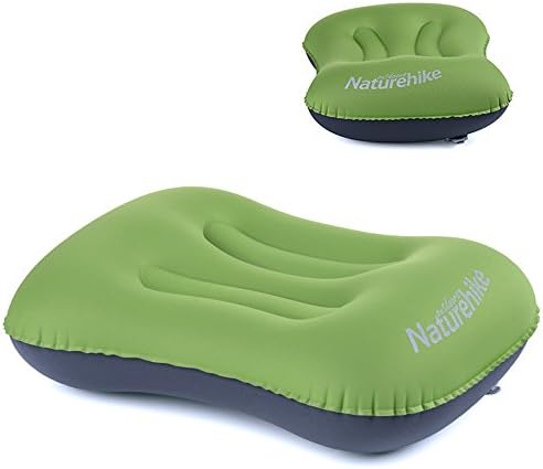 Kalili Ultralight Travel Camping Inflating Pillow Aeros Neck Protective Pillow (Green)