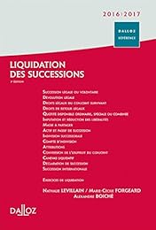 Liquidation des successions 2016/2017