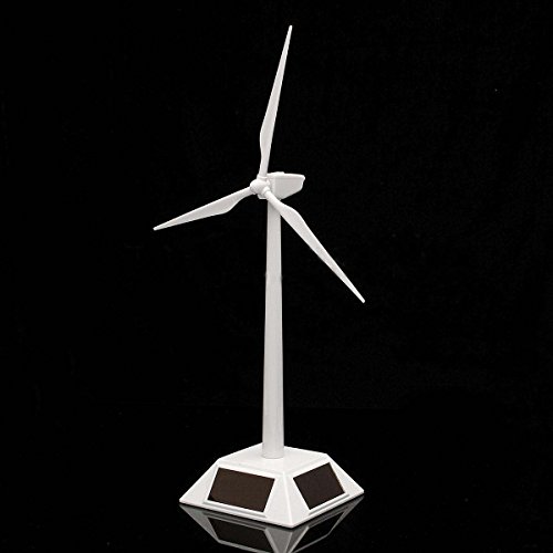 Science Kits - Desktop Solar Wind Turbine Science Toy - ABS plastics Desktop Model Solar Powered Windmills Wind Turbine