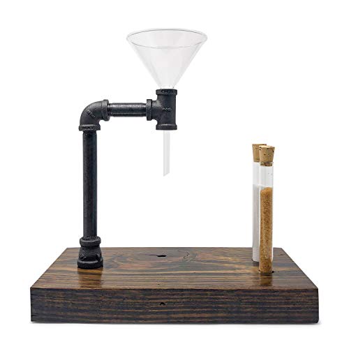 Buy Pour Over Coffee Maker with Glass Funnel Pour Over Pour Over Coffee Dripper Recled Wood