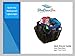 Mesh Shower Caddy Tote plus PVC Zipper Bag - Toiletry Bag for Travel Camp College Dorm, Blue-Black