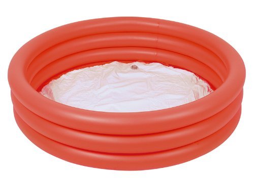 Bestway 3 Ring Paddling Pool 122Cm X 25Cm Red