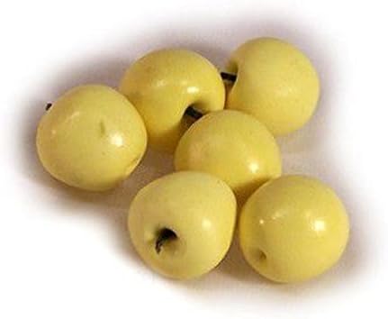 6 St Mini Apfel Gelb 1 Cm Krippenminiatur Weihnachtskrippe Amazon De Kuche Haushalt
