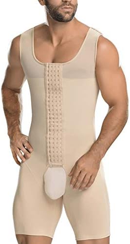 AICONL Fajas modeladoras Body Shaper Bodysuit Men Underwear Butt Lifter Girdle Adjust Hook