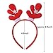 Naisian PBlongmin Patelai 7 Pieces Christmas Assorted Hair Hoop Headband Party Headwear for Cosplay Christmas Decoration