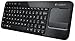 Logitech Living-Room Keyboard K410, Wireless Keyboard with Built-In Touchpad for TV-Connected PCs