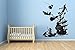 Pirate Ship Captain Hook Treasure Tinkerbell Wall Vinyl Sticker Fairy Tale Little Peter Pan in London Big Ben Moon Cartoon Character Girl Boy Nursery Kids Room Poster Art Tinker Bell SA1487