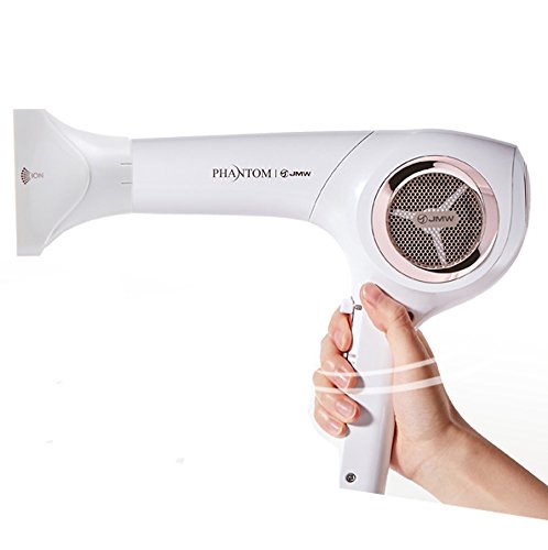 JMW Turbo Aviation Motor Phantom Hair Dryer, Rosegold, MS6001A, 220 Volts (Not for USA)