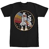 NASA Rainbow Launch Mens Graphic T Shirt