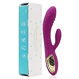 LED Light Vibrator Mobile Computer USB Rechargeable Power Suitable for Home Personal Fitness Sports Wireless Wand Massage 2018-Best Seller Gift Cordless Electric Massager (Purple9)