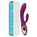 LED Light Vibrator Mobile Computer USB Rechargeable Power Suitable for Home Personal Fitness Sports Wireless Wand Massage 2018-Best Seller Gift Cordless Electric Massager (Purple9)