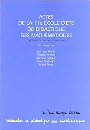 Actes de la 11e École d'été de didactique des mathématiques