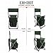 PORTAL Lightweight Backrest Stool Compact Folding Chair Portable Storage Seat with Cooler Bag and Shoulder Straps for Fishing, Camping, Hiking, Supports 250 lbsthumb 2