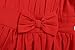 Bonny Billy Girls Long Sleeve Solid Pleated A-Line Children Dress with Bow