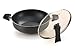 Happycall 5 Layer Diamond Nonstick Party Wok, 13inch, Stir Fry Pan, Jumbo Size, Double Handle Wok, Deep Frying, With Glass Lid