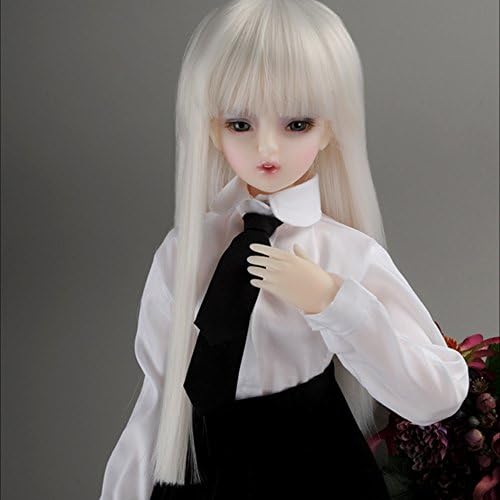 Dollfie SD Size Wig (8-9) Classic Bangs Straight (Silver)