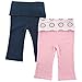 Yoga Sprout Baby-Girls Yoga Pants (Pack of 2), Ornamental, 3-6 Months
