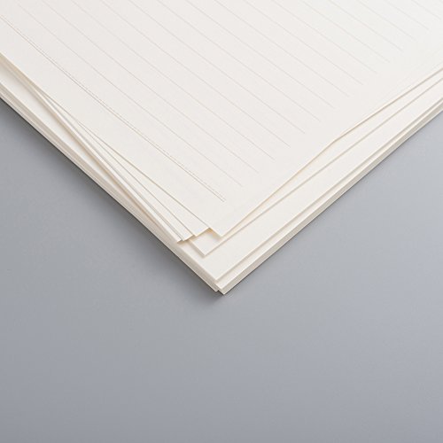 2 Pack A5 Refill Lined Paper 6 Ring Binder Filler Paper Inserts for Refillable Loose Leaf Journal Notebook Diaries, 5.5" x 8.2" 100 Sheets/200 Pages, Eye Protection Light Yellow - Thumbnail 4