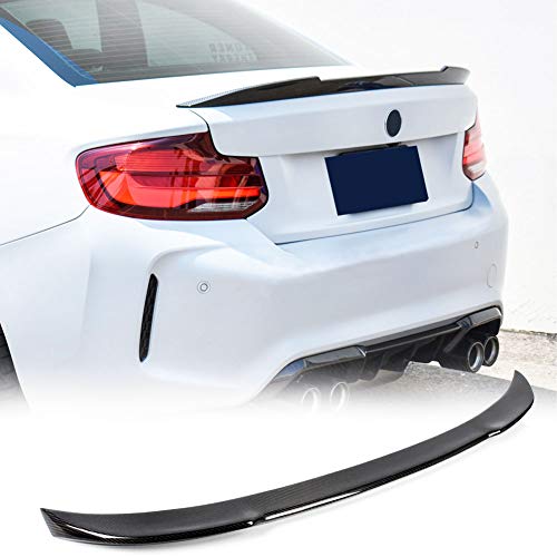 MCARCAR KIT Real Carbon Fiber Rear Trunk Spoiler Fits for BMW 2 Series