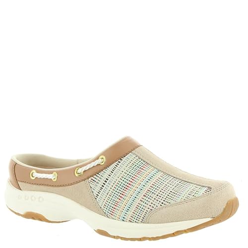 Easy Spirit Travelport Women's Slip On, 7.5 E US, Natural-Wood-Ash-Multi