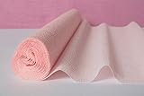 Luna Bazaar Premium Heavy Italian Crepe Paper Roll (20 Inches x 8 Feet, Bridal Pink) - For DIY Projects, Table Runners, and Gift Wrapping